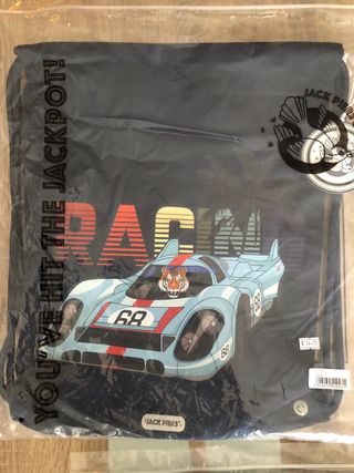 Bolsa de cuerdas con estampado de coche