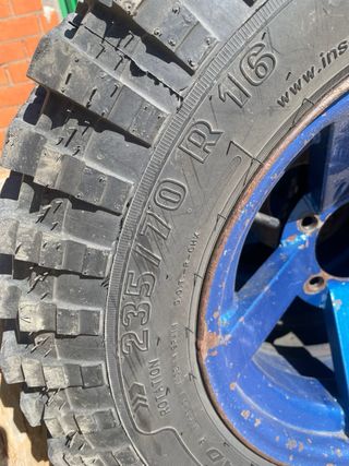 4 Ruedas todoterreno insaturbo  Trepador