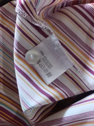 Blusa mujer Talla XL rayas multicolor