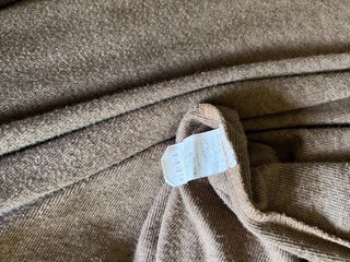 Chaqueta larga marrón talla única