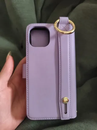 Funda Cartera iPhone 14 Morada