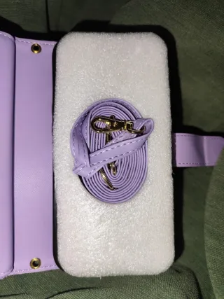 Funda Cartera iPhone 14 Morada