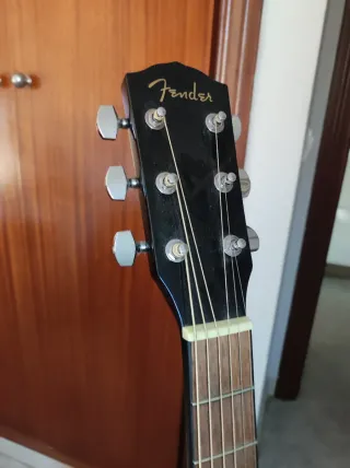 Guitarra Acústica Fender Negra