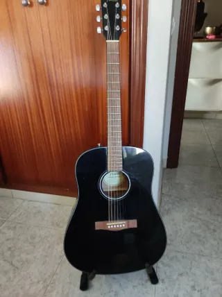 Guitarra Acústica Fender Negra
