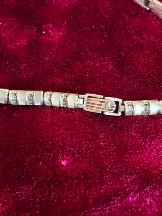 Cunjunto cadena y Anillo Plata925 Nácar.