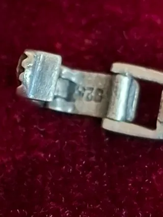 Cunjunto cadena y Anillo Plata925 Nácar.