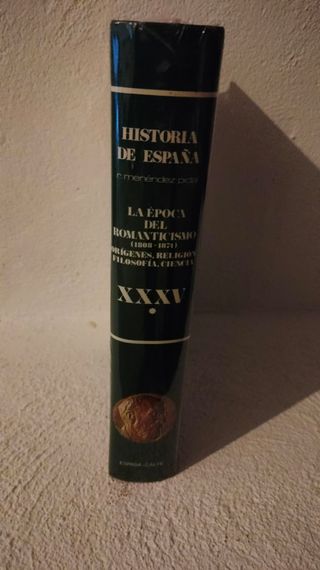 Historia de España, libro precintado.