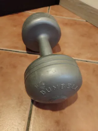 Mancuernas y discos de pesas