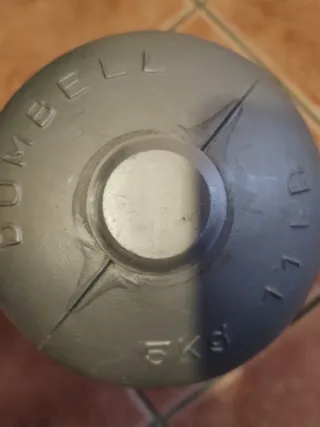 Mancuernas y discos de pesas