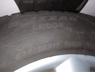 Llanta con neumático Bridgestone