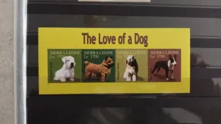 Sellos de Sierra Leona "Perros"