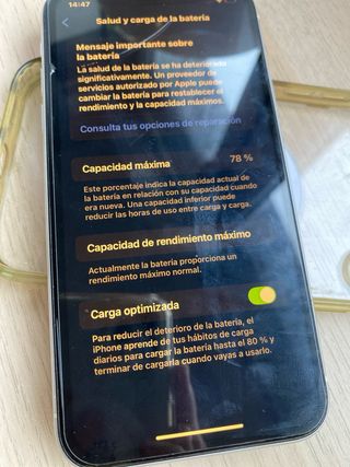 iPhone XR 128GB con defecto pantalla