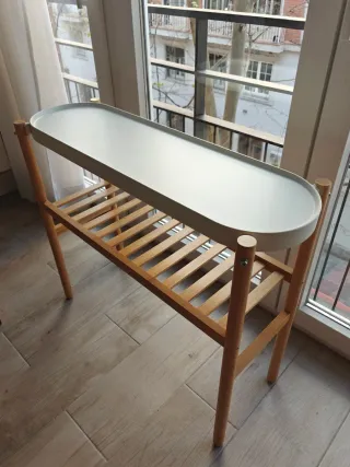 Mesa/Soporte Plantas Ikea Satsumas Bambú