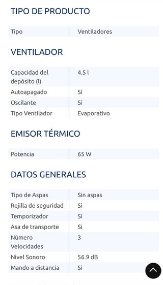 Enfriador de aire KLINDO blanco