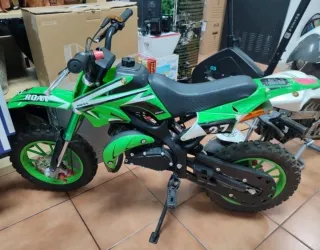 Moto Cross Infantil 50cc Verde