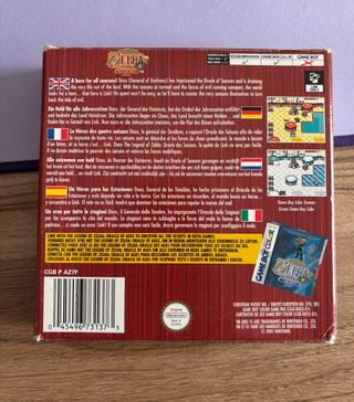 Zelda Oracle of Seasons y Ages GBC