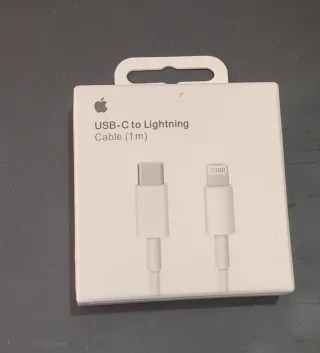 Cable USB-C a Lightning iPhone 1m