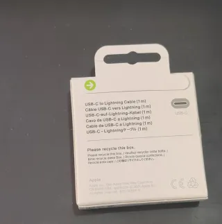 Cable USB-C a Lightning iPhone 1m