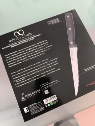 Set Cuchillos Infinity Chefs Nuevo