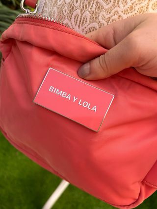 Bolso bandolera Bimba y Lola color coral