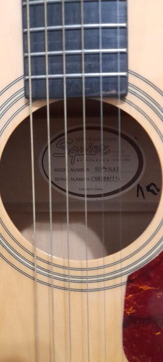 Guitarra Acústica Squire SD 3 Nat.