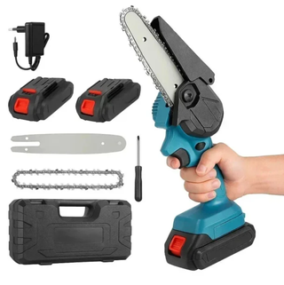 Motosega 6 Pollici ad Olio Sega 2 Batterie 48V