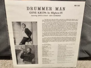Gene Krupa Drummer Man Vinilo Jazz Verve Records