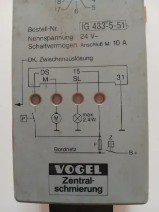 Regulador/Centralita : VOGEL BV