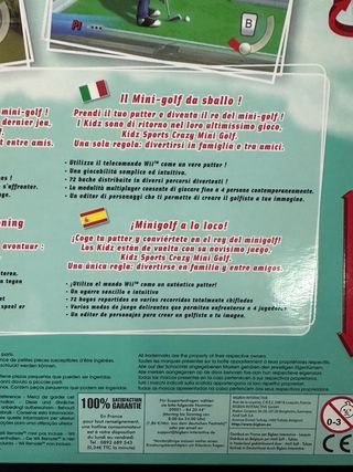 Wii Crazy Mini Golf + Palo Golf Bigben