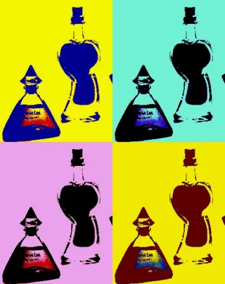 Pack de Botellas Decorativas