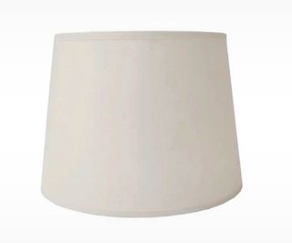 Pantalla de lino beige nueva 40cn diámetro