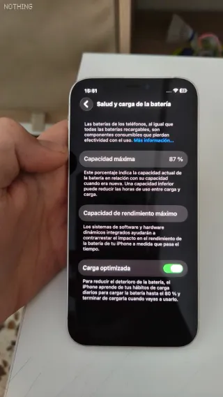 iPhone 12 128GB Blanco - Parte trasera rota