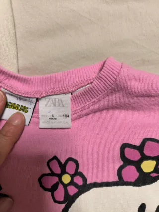 Sudaderas niña Mickey y Snoopy