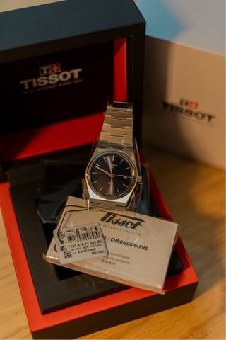 Reloj Tissot PRX 40mm Azul/Plata Nuevo