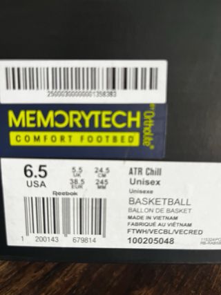 Zapatillas Reebok Blancas y Rojas