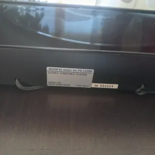 Tocadiscos Sony Negro/Gris