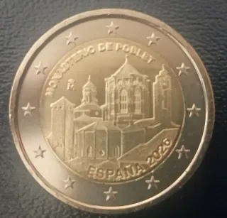 Moneda 2€ España 2026 Monasterio Poblet