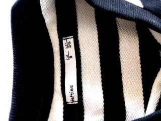 Jersey a rayas negro y blanco. Lefties