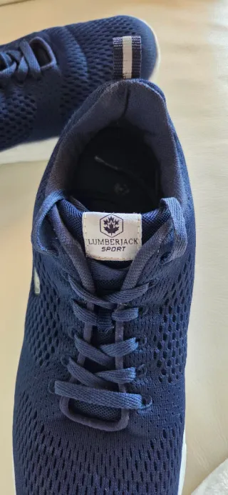Scarpe da ginnastica Lumberjack blu e bianche