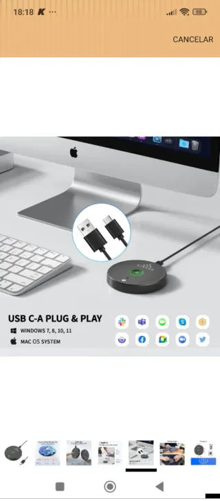 Micrófono USB AIRHUG Conferencia