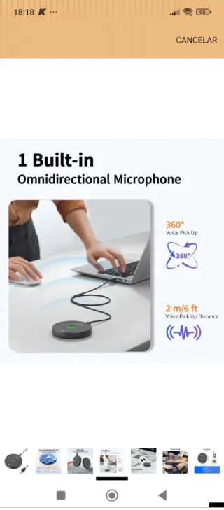 Micrófono USB AIRHUG Conferencia