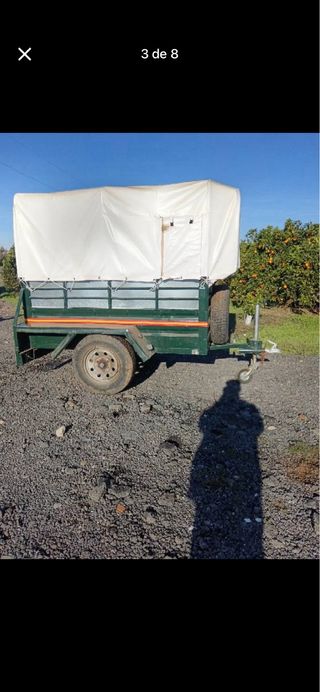 Remolque cerrado con lona,telefono 657847684