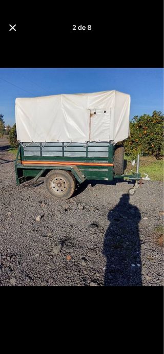 Remolque cerrado con lona,telefono 657847684