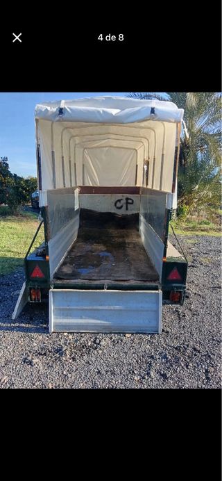 Remolque cerrado con lona,telefono 657847684