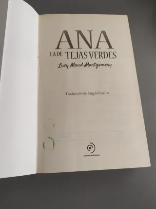 Ana, la de Tejas Verdes (leer)