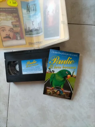 Cinta VHS Paulie El loro bocazas