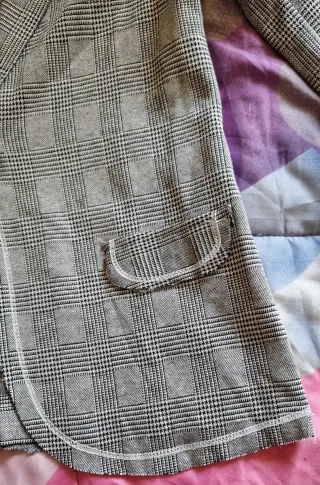 Giacca donna fantasia quadri