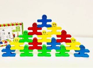 Juego de construcción de madera