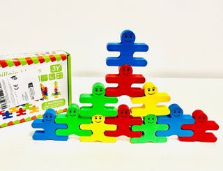 Juego de construcción de madera