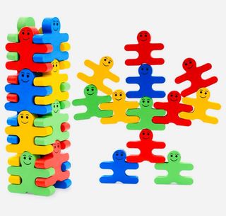 Juego de construcción de madera